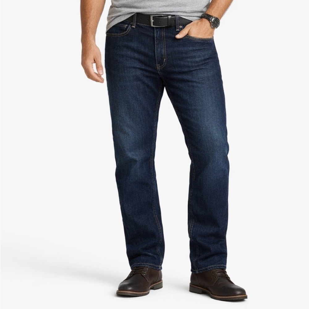 Lee Dungarees Jeans Slim Fit Dark Wash Denim Jeans Size 38 x 30 Western